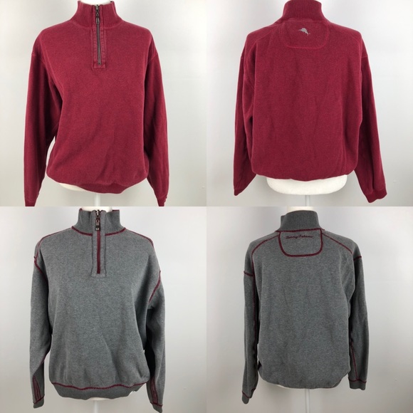 Tommy Bahama Other - Tommy Bahama  Flipsider Reversible Half-Zip Sweate